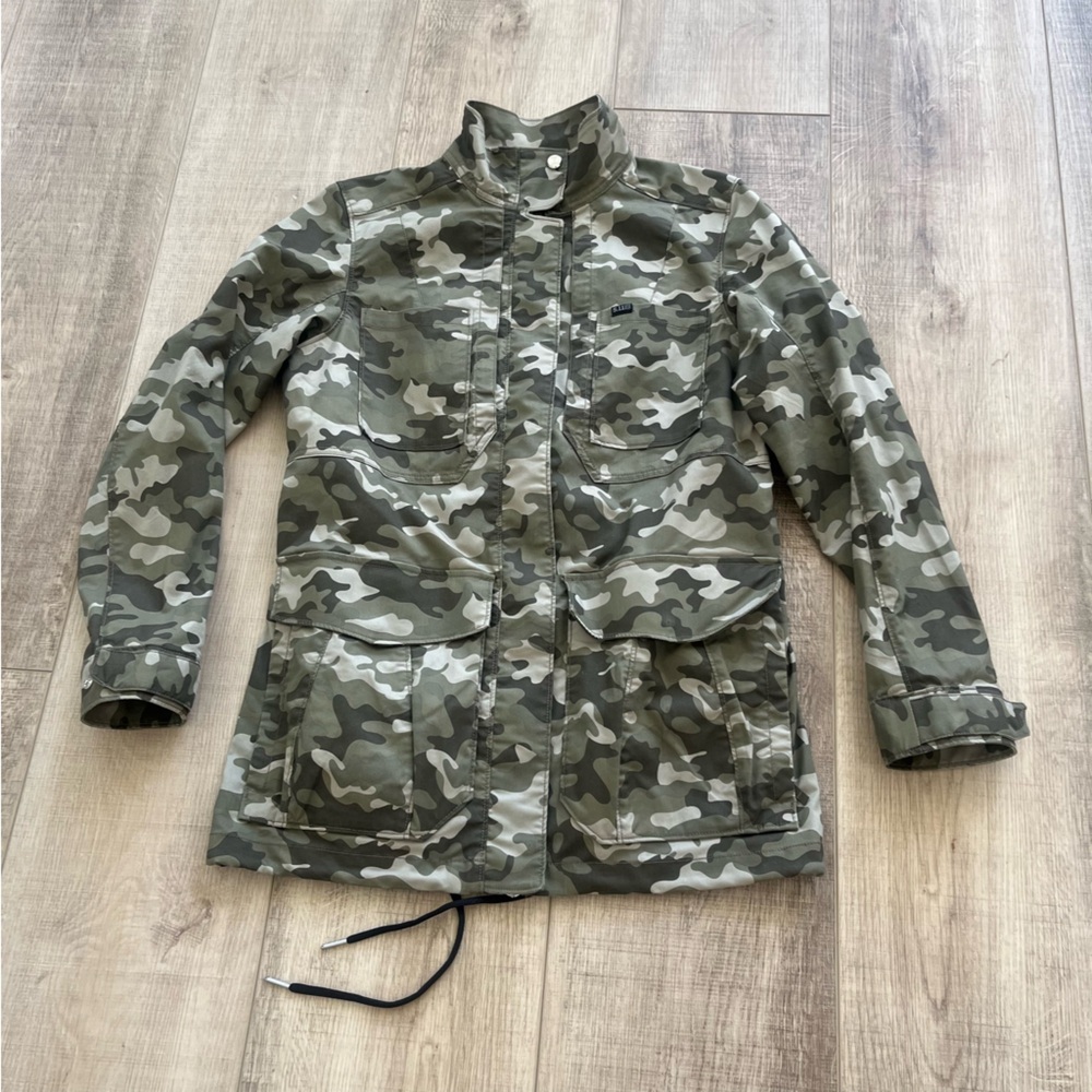 NEW 511 Tactical Camo Jacket WP Wmn M Military Army Green Field Coat Flattering